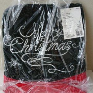 Christmas Tree skirt  48" Velvet - Green